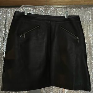 BGSD  Leather Mini Skirt lrg